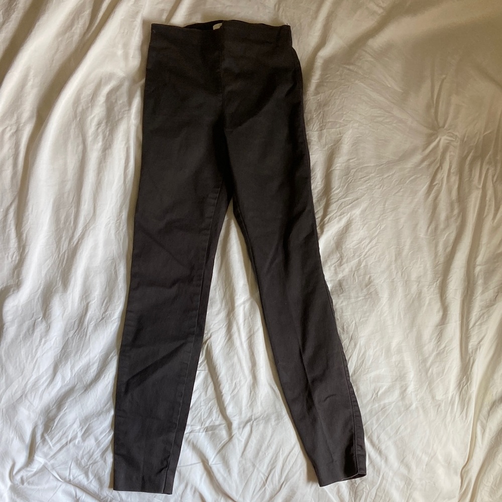 H&M Dark Dark Chocolate Brown Skinny Leg Pants